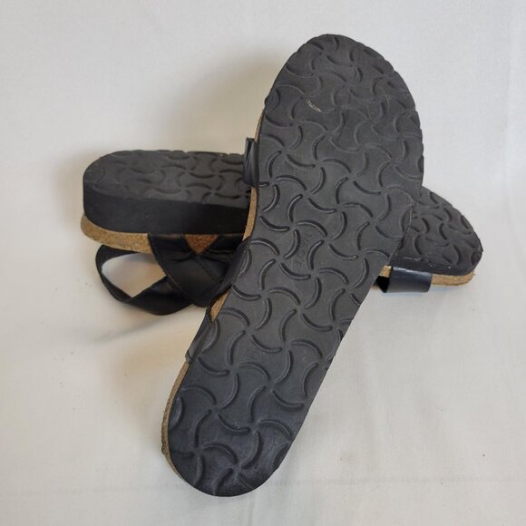 Naot Krista Sandals Black Sling Back Adjustable Leather Strap Women's Size 10/41 - Picture 9 of 9